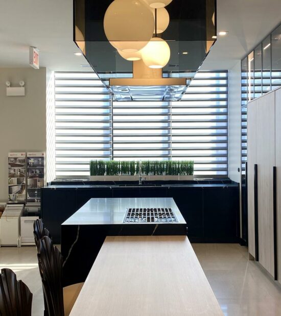 Storefront Window Dressing Commercial Blinds & Shades | Skyline | Storefront Shades