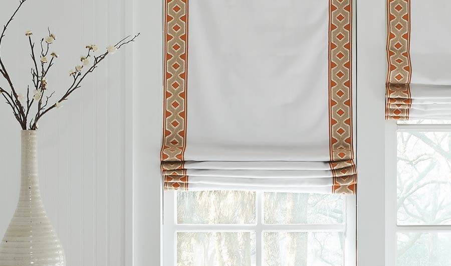 custom roman shades