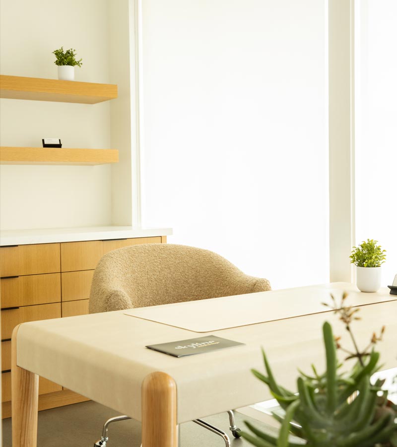 skyline window coverings los angeles bright sunlit sitting area