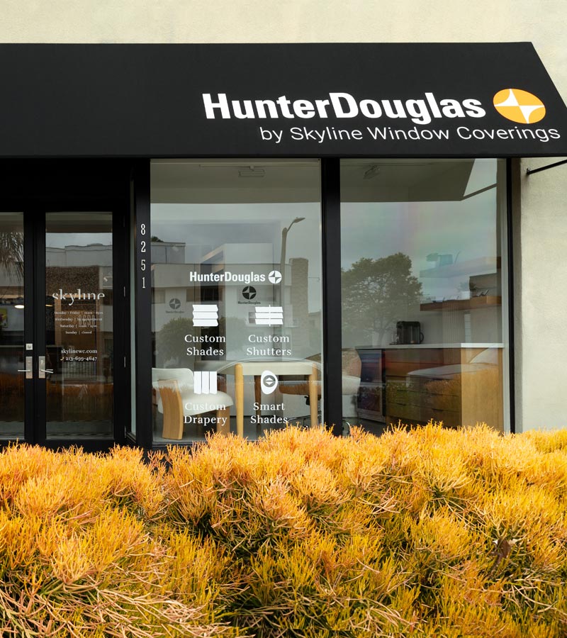 skyline window coverings los angeles hunter douglas showroom street view
