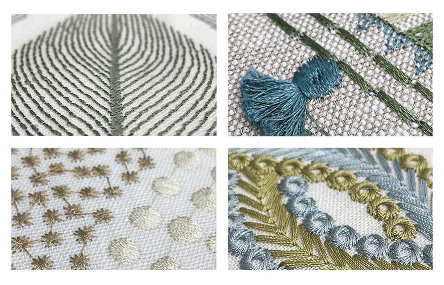 embroidered fabrics for custom window treatments