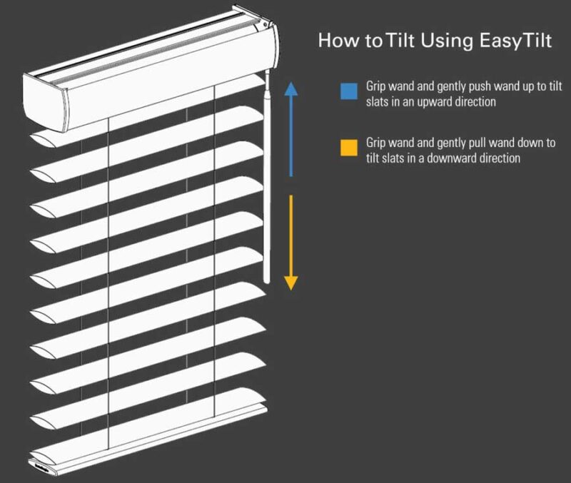 new tilt control of cordless blinds Los Angeles CA