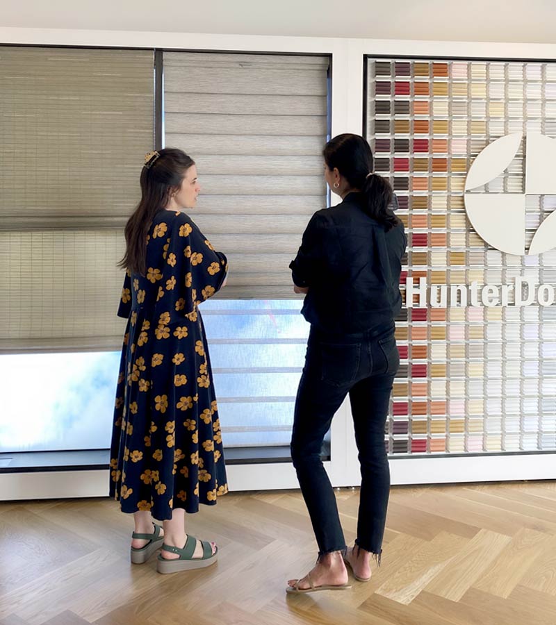skyline winnetka hunter douglas showroom designer walkthrough