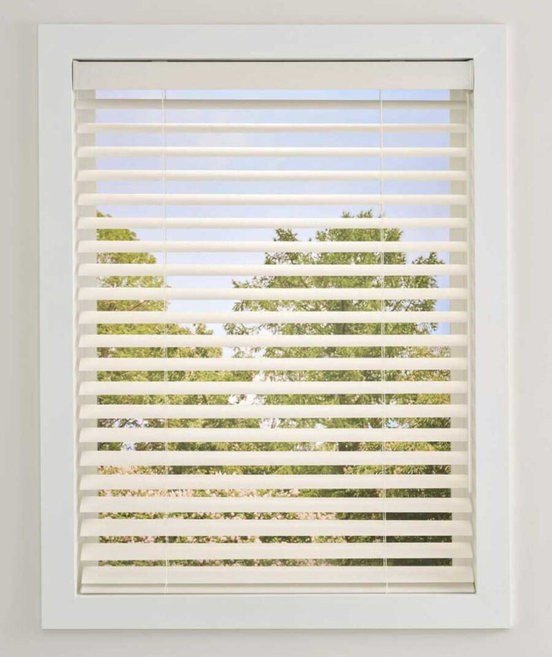 wide view-though of fabric blinds NYC