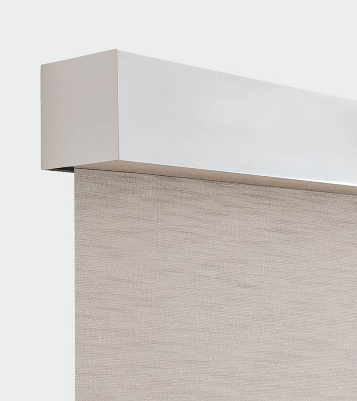 roller shades pocket top treatment