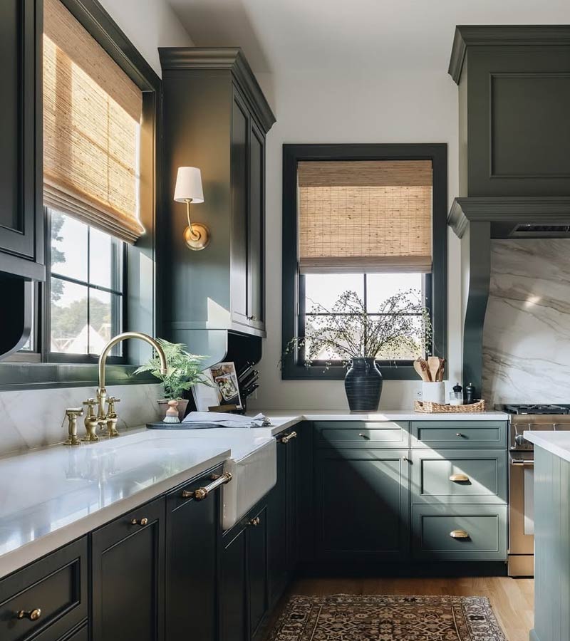 our work woven wood shades for kitchen windows