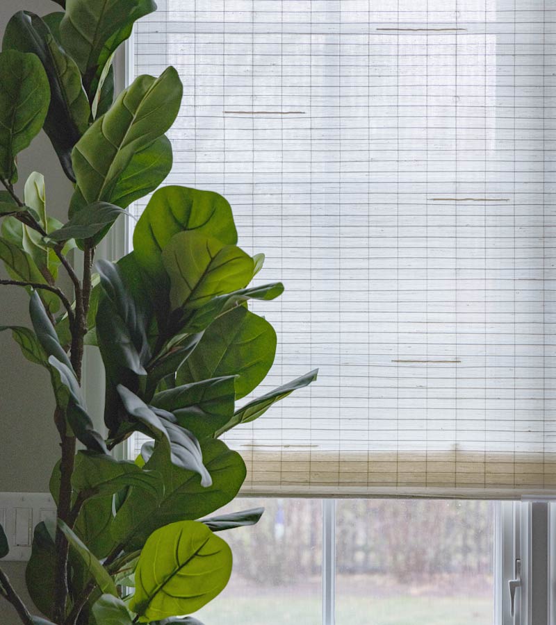 skyline window coverings our work provenance woven wood shade detail