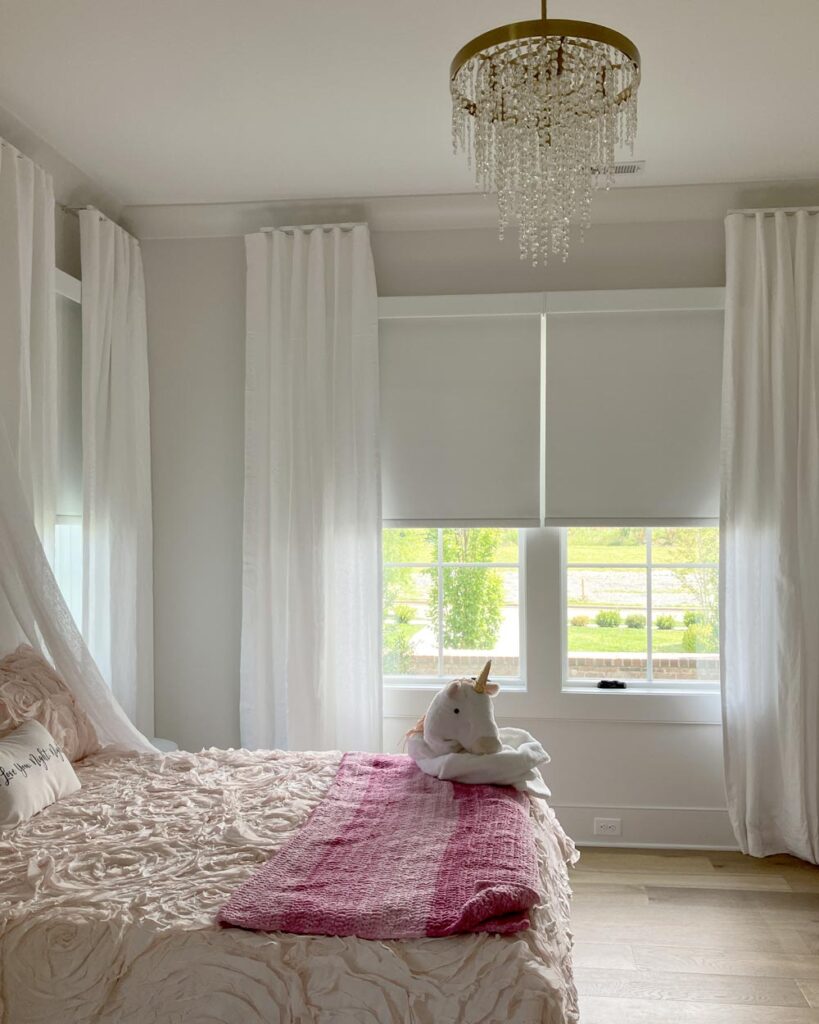 nashville skyline custom shades for childrens room