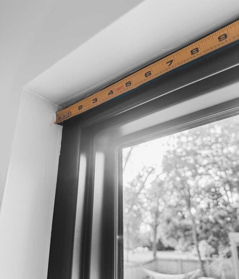 taking incorrect measurements is one of the top window covering mistakes homeowners make