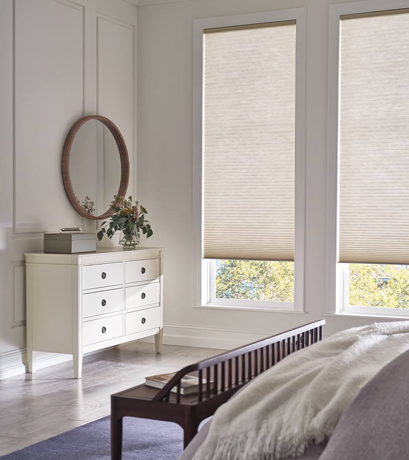 energy-efficient-duette-window-treatments-skyline-window-coverings white energy efficient window treatments in bedroom