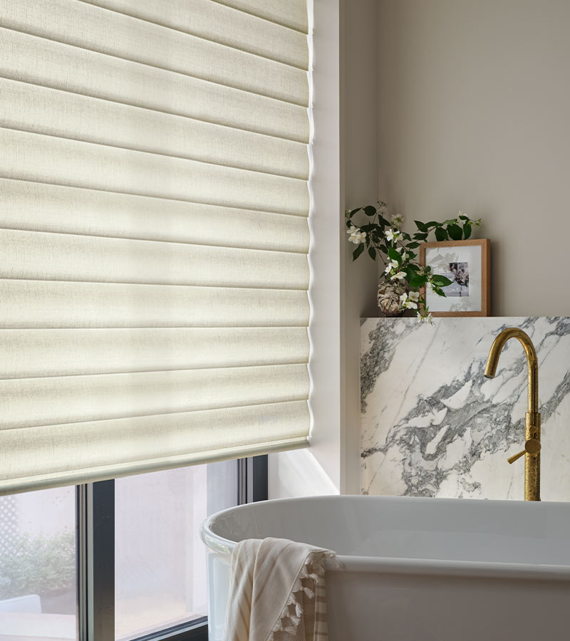 pirouette-window-treatments-bathroom-privacy-shades-hunter-douglas-skyline-window-coverings neutral pirouette window shades in bathroom hunter douglas