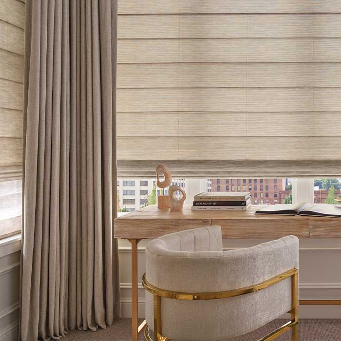 Alustra-Woven-Textures-Roman-Shades-hunter-douglas-skyline-window-coverings