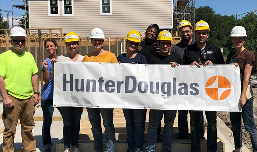 skyline window coverings community involvement with habitat for humanity