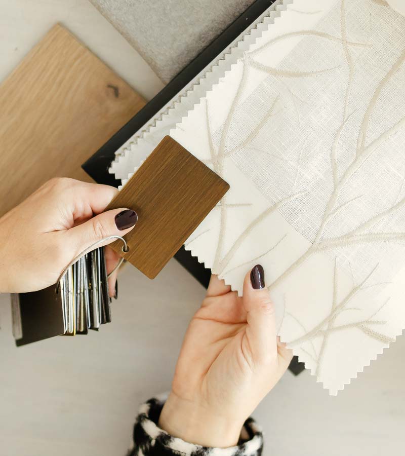 skyline-window-coverings-roseville-design-consultation-with-custom-window-treatment-samples skyline roseville design consultation