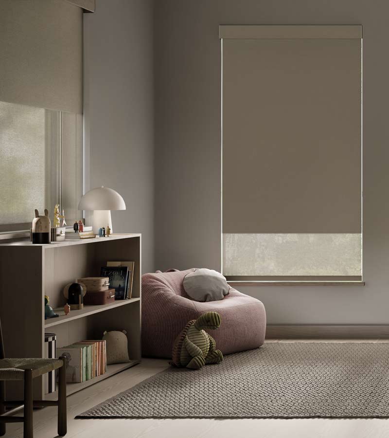 dual shades designer screen shades for childrens bedroom