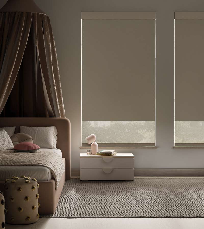 skyline window coverings designer screen shades with room darkening liner for childrens room