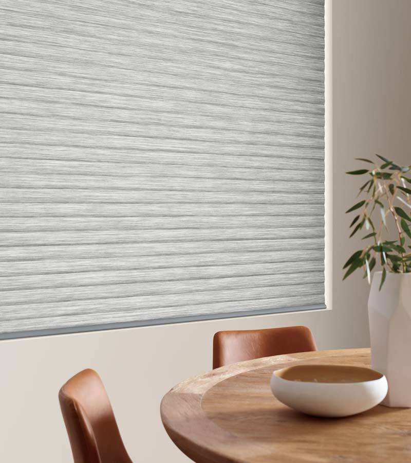 sonnette cellular roller shades fabric detail