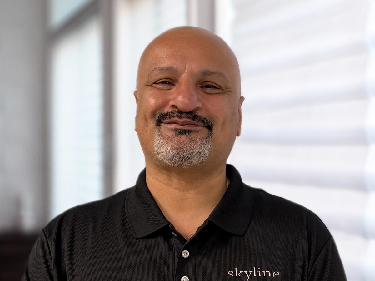 skyline window coverings installer Tony